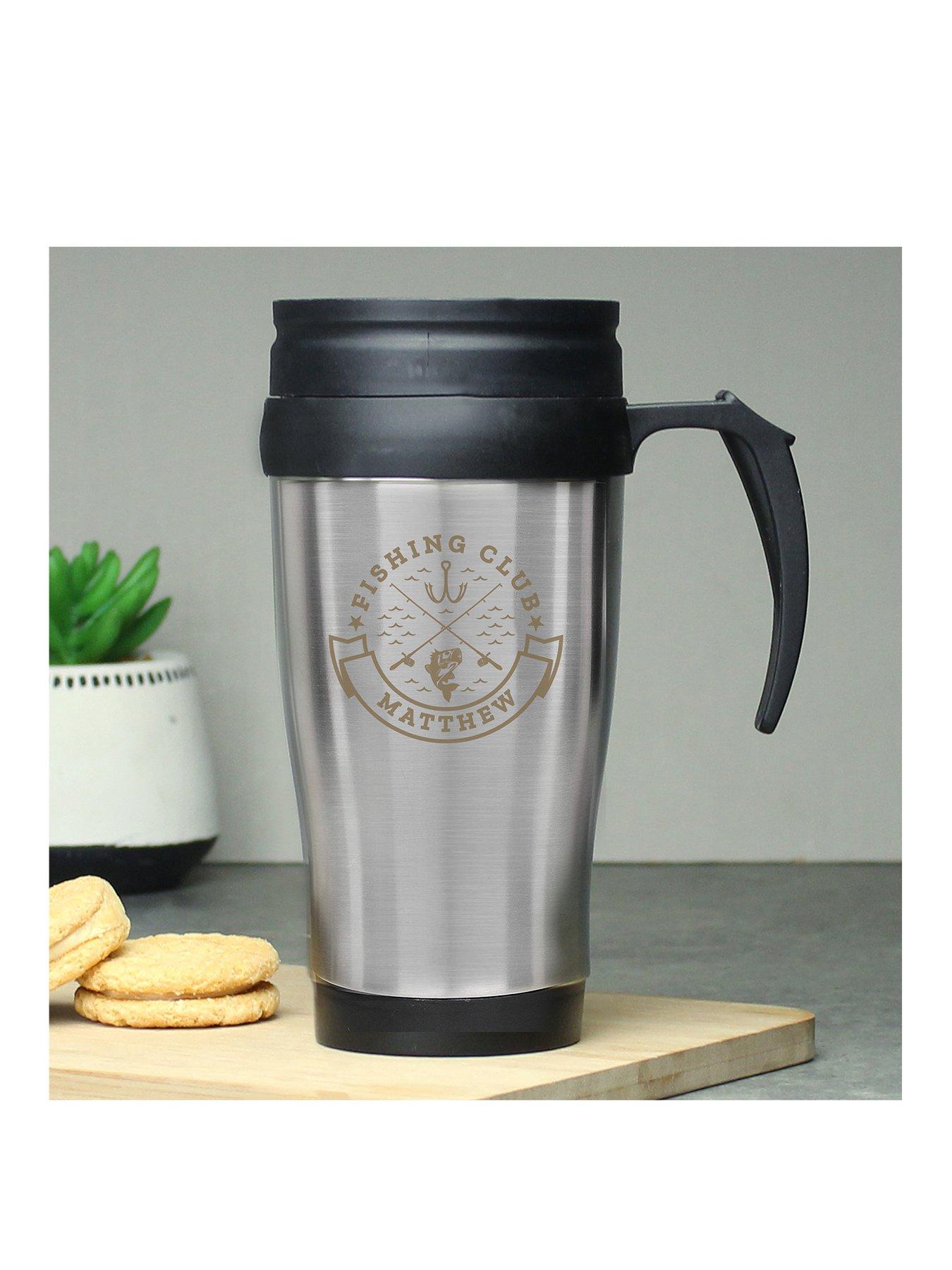 The Personalised Memento Company Personalised Fishing Club Travel Mug