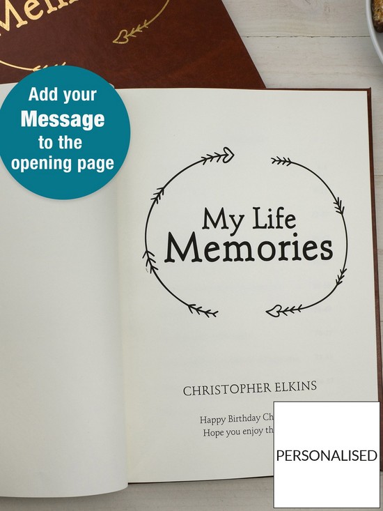 back image of signature-gifts-personalised-my-life-in-memories-journal