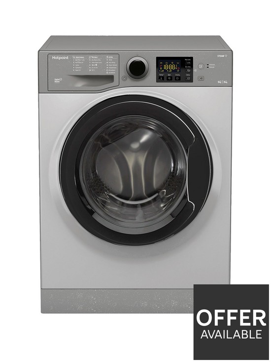 front image of hotpoint-aquarius-rdg9643gkukn-9kg-wash-6kg-dry-1400-spin-washer-dryer-graphite