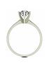  image of moissanite-18-carat-white-gold-1-carat-solitaire-ring