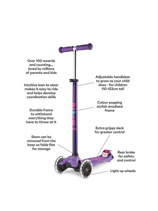 stillFront image of micro-scooter-maxi-deluxe-led-purple-scooter