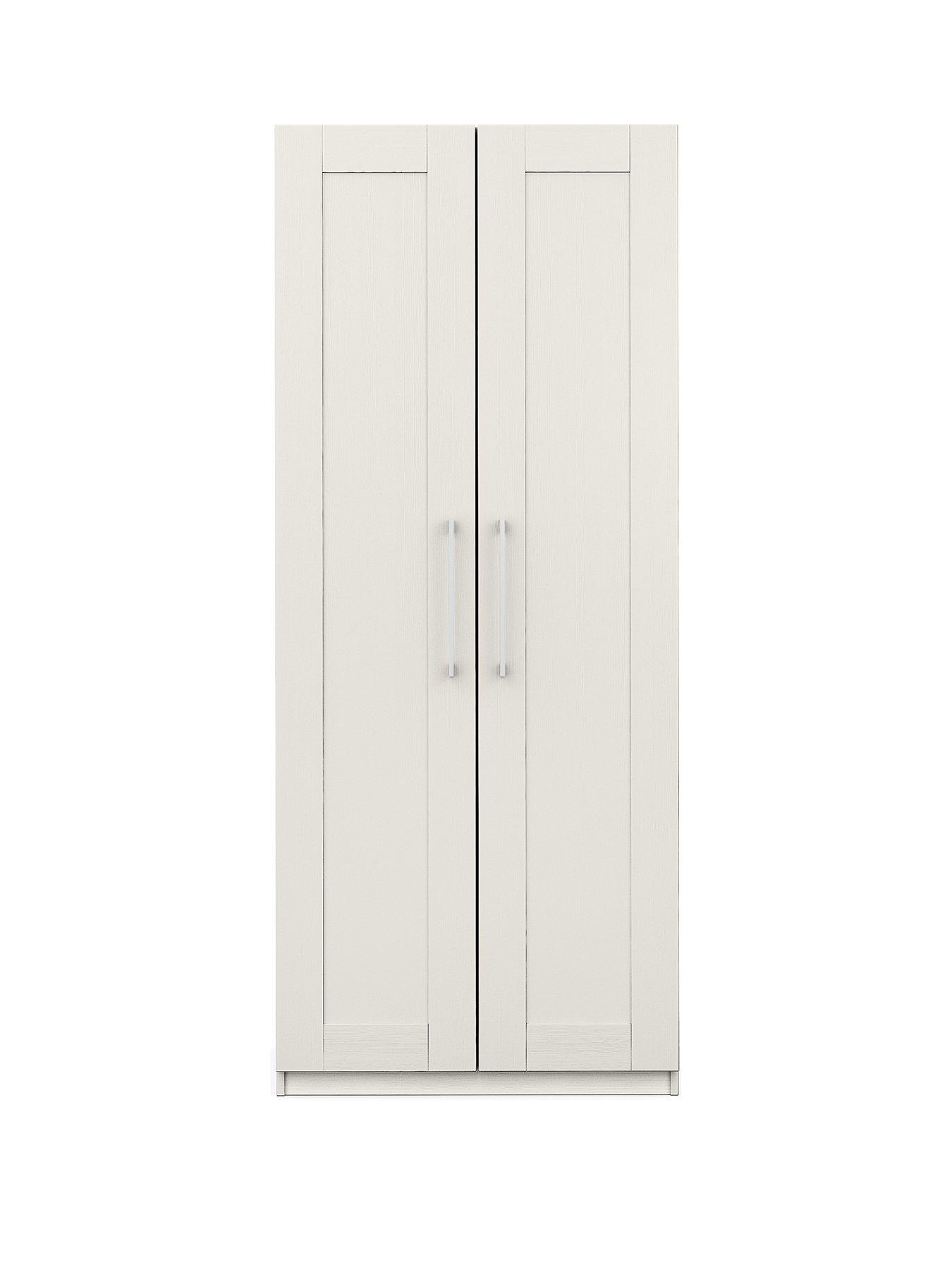 One Call Frodsham Ready Assembled 2 Door Wardrobe