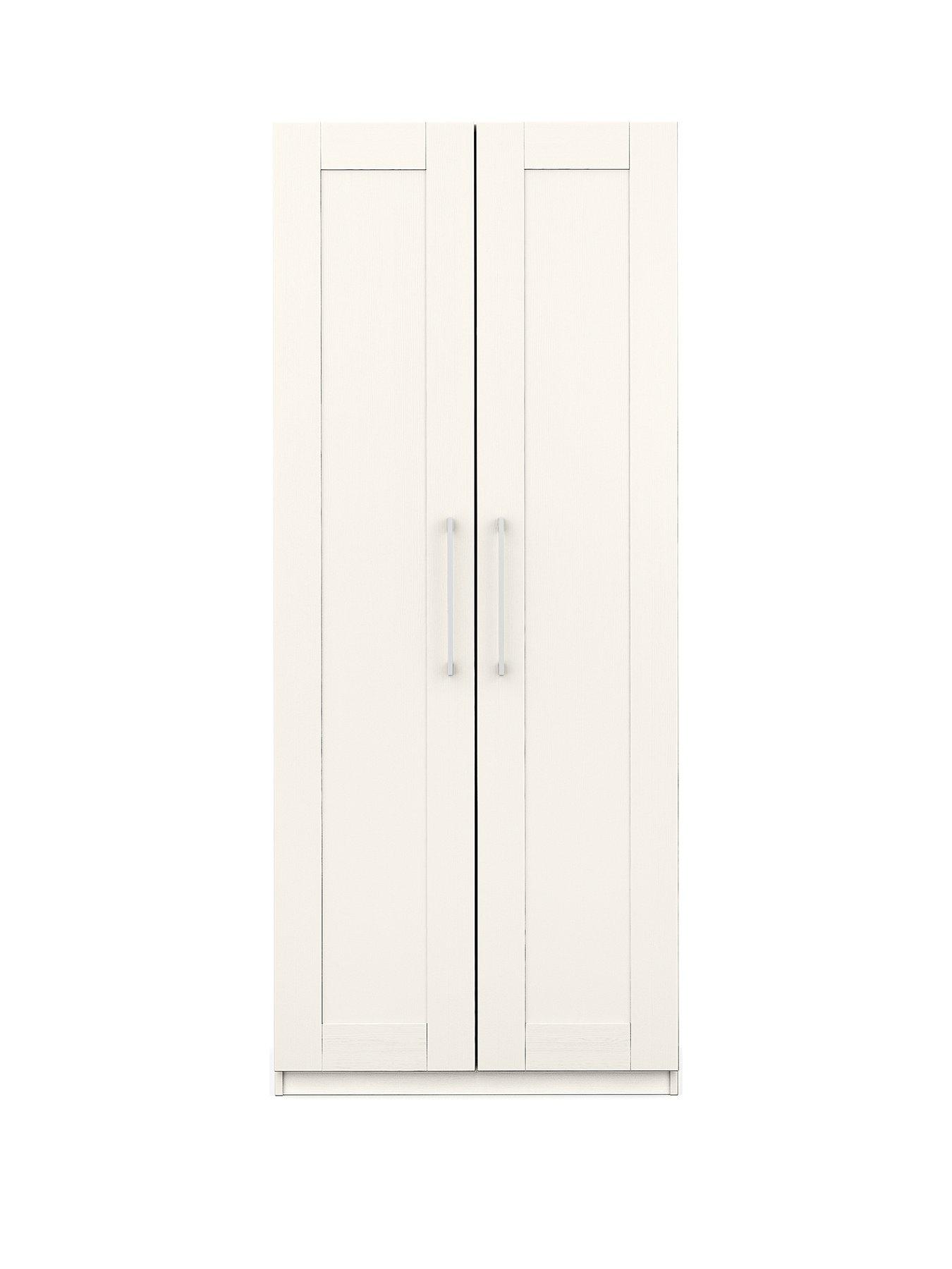 One Call Frodsham Ready Assembled 2 Door Wardrobe