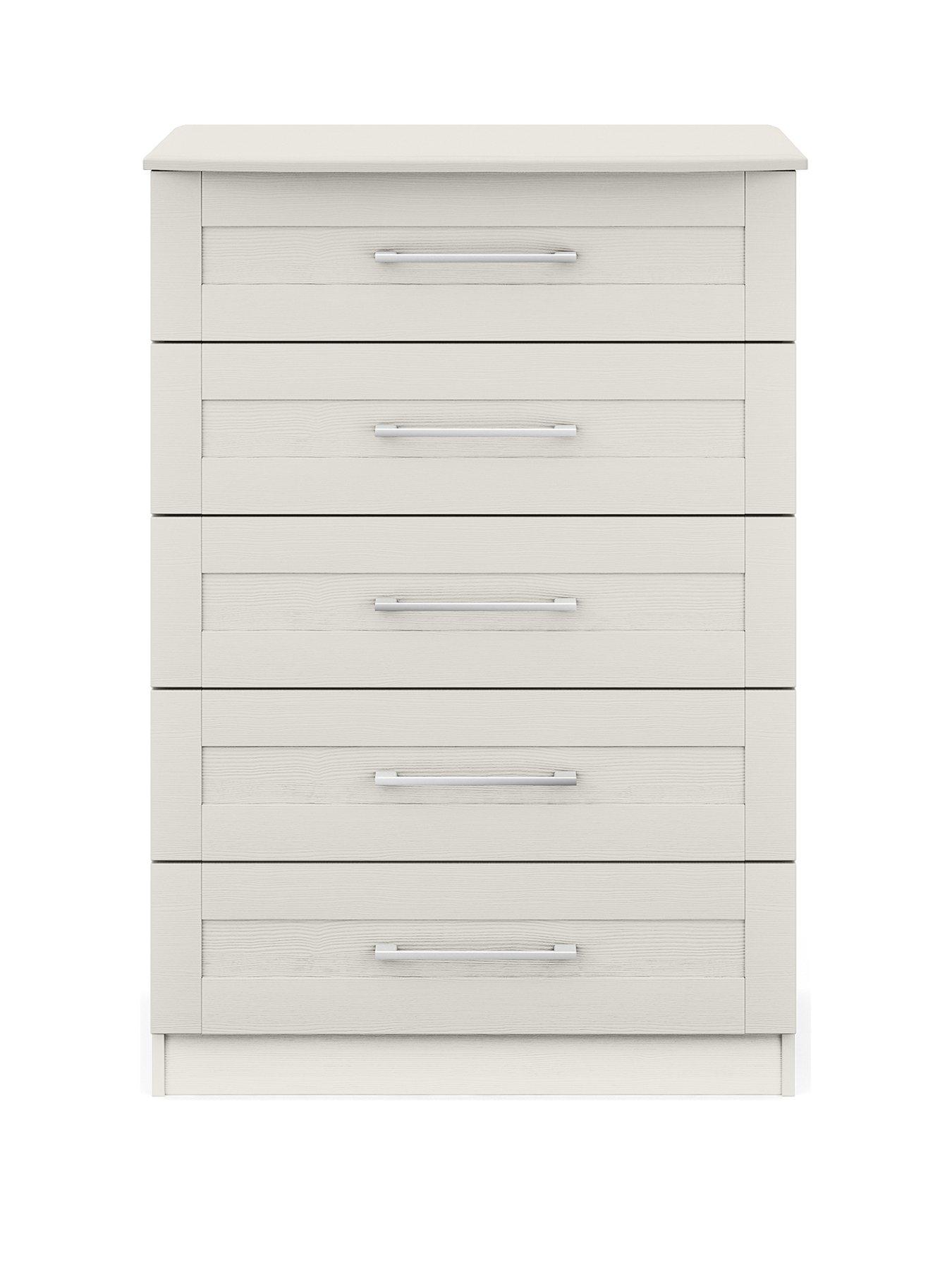 One Call Frodsham Ready Assembled 5 Drawer Chest