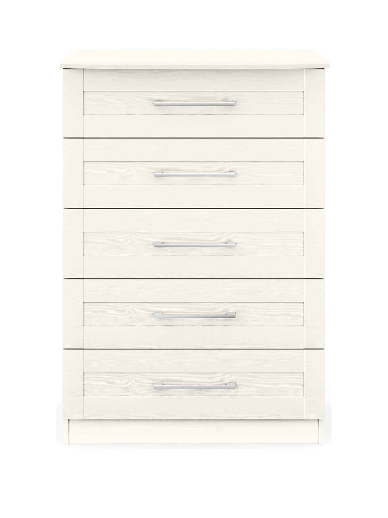 One Call Frodsham Ready Assembled 5 Drawer Chest