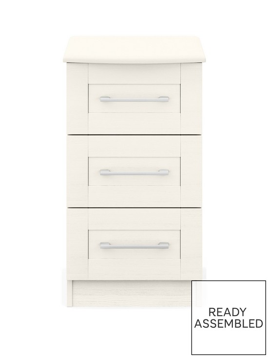 front image of frodsham-ready-assembled-3-drawer-bedside-chest