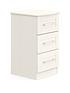  image of frodsham-ready-assembled-3-drawer-bedside-chest