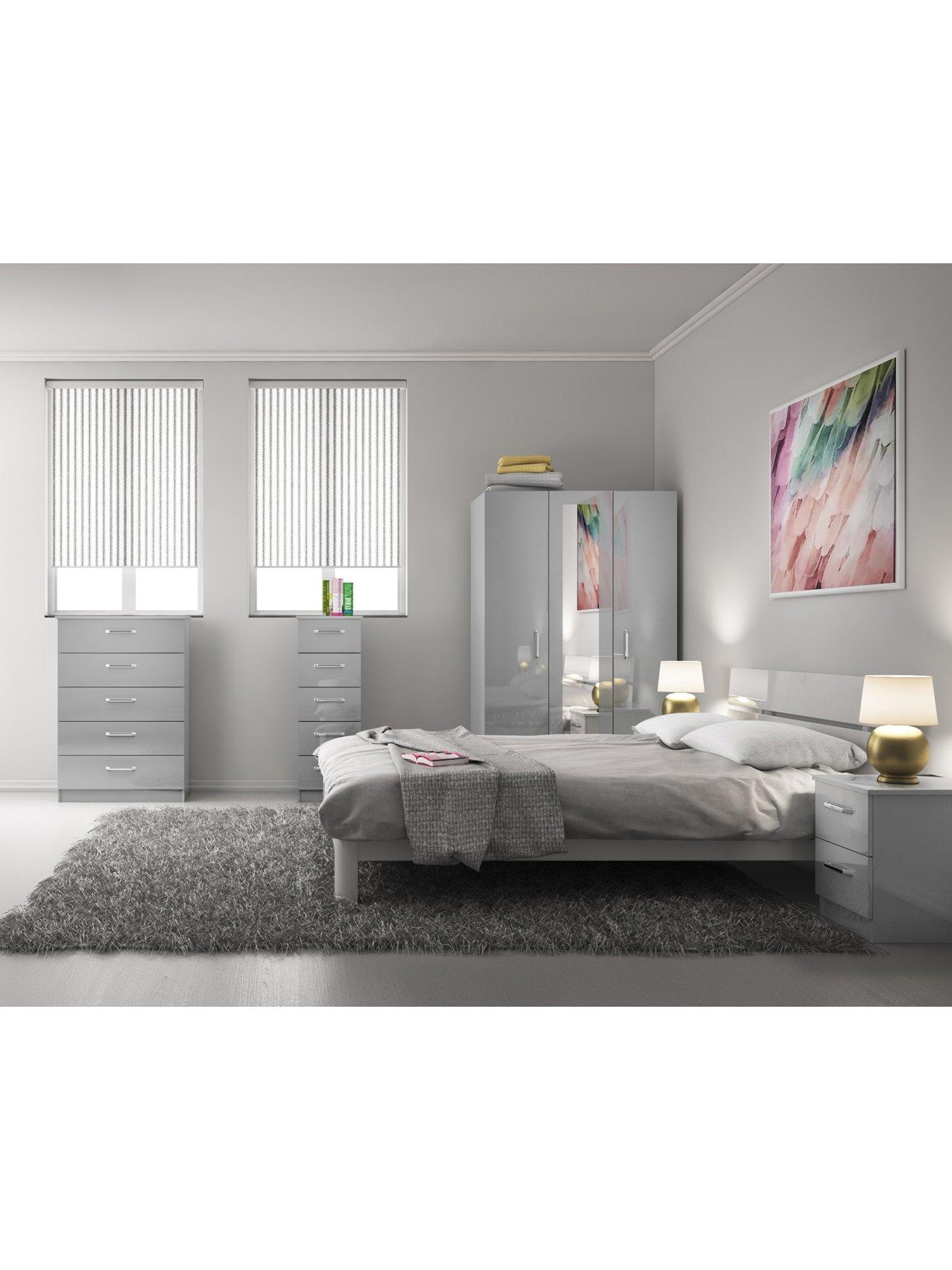 stillFront image of one-call-sanfordnbspready-assembled-high-gloss-4-4-drawer-chest