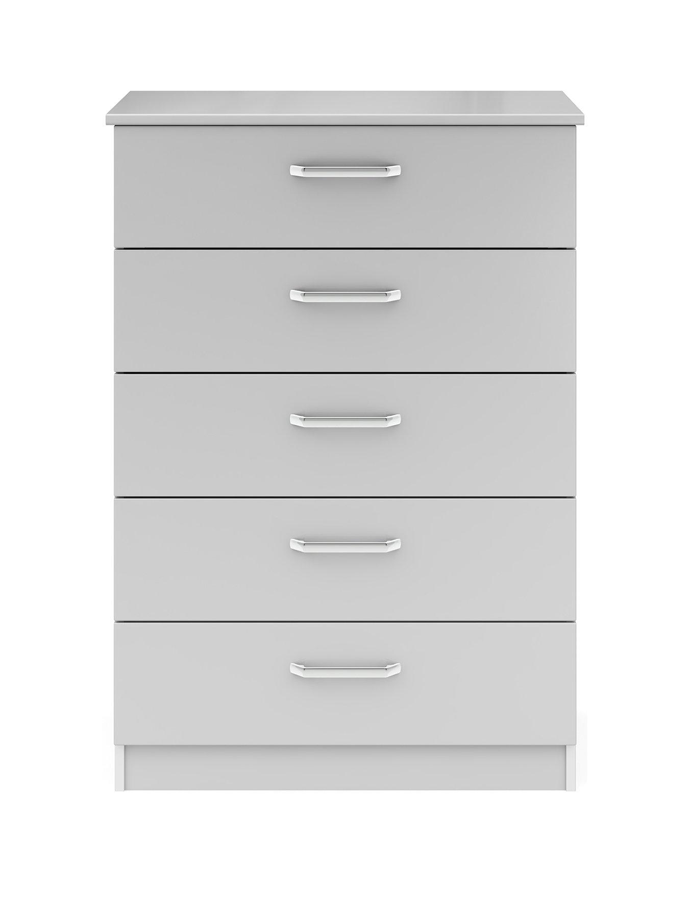 one-call-sanford-ready-assembled-high-gloss-5-drawer-chest