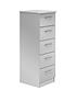  image of sanford-ready-assembled-high-gloss-narrow-5-drawer-chest