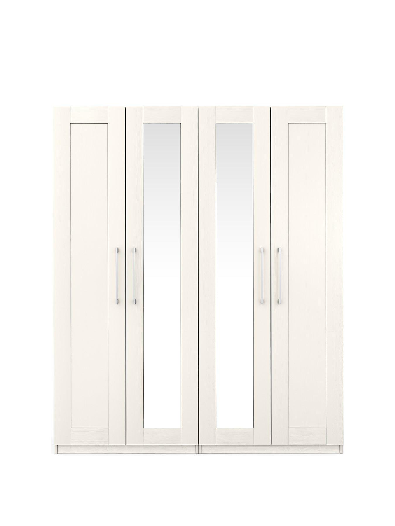 one-call-frodsham-part-assemblednbsp4-door-mirrored-wardrobe