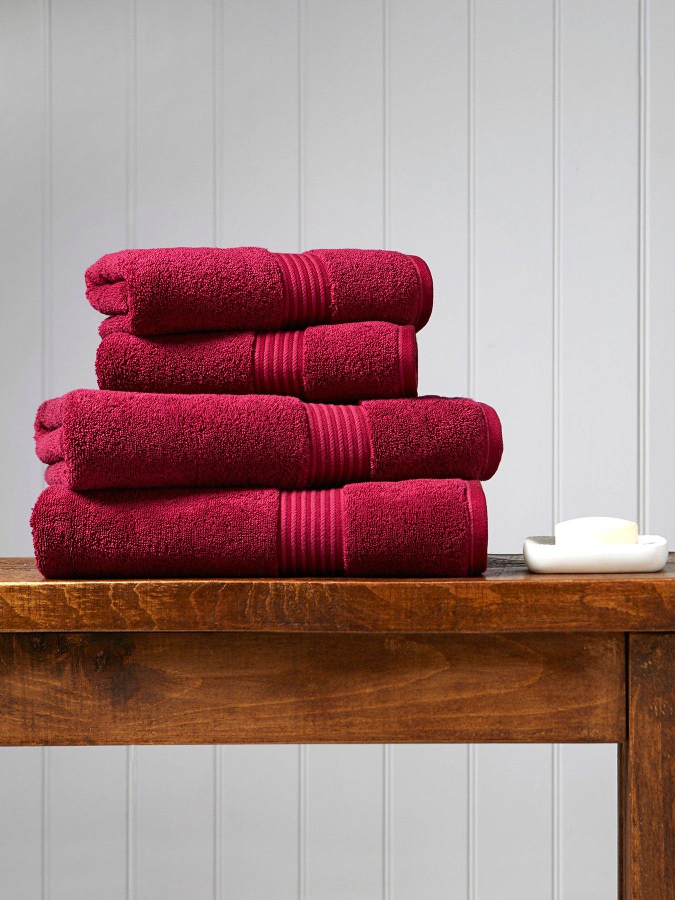 Christy Supreme Hygro Supima Cotton Towel Collection Raspberry