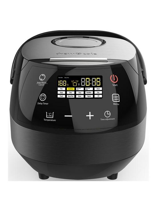 front image of drew-cole-cleverchef-14nbspin-1nbsp5l-digital-multi-cooker-charcoal