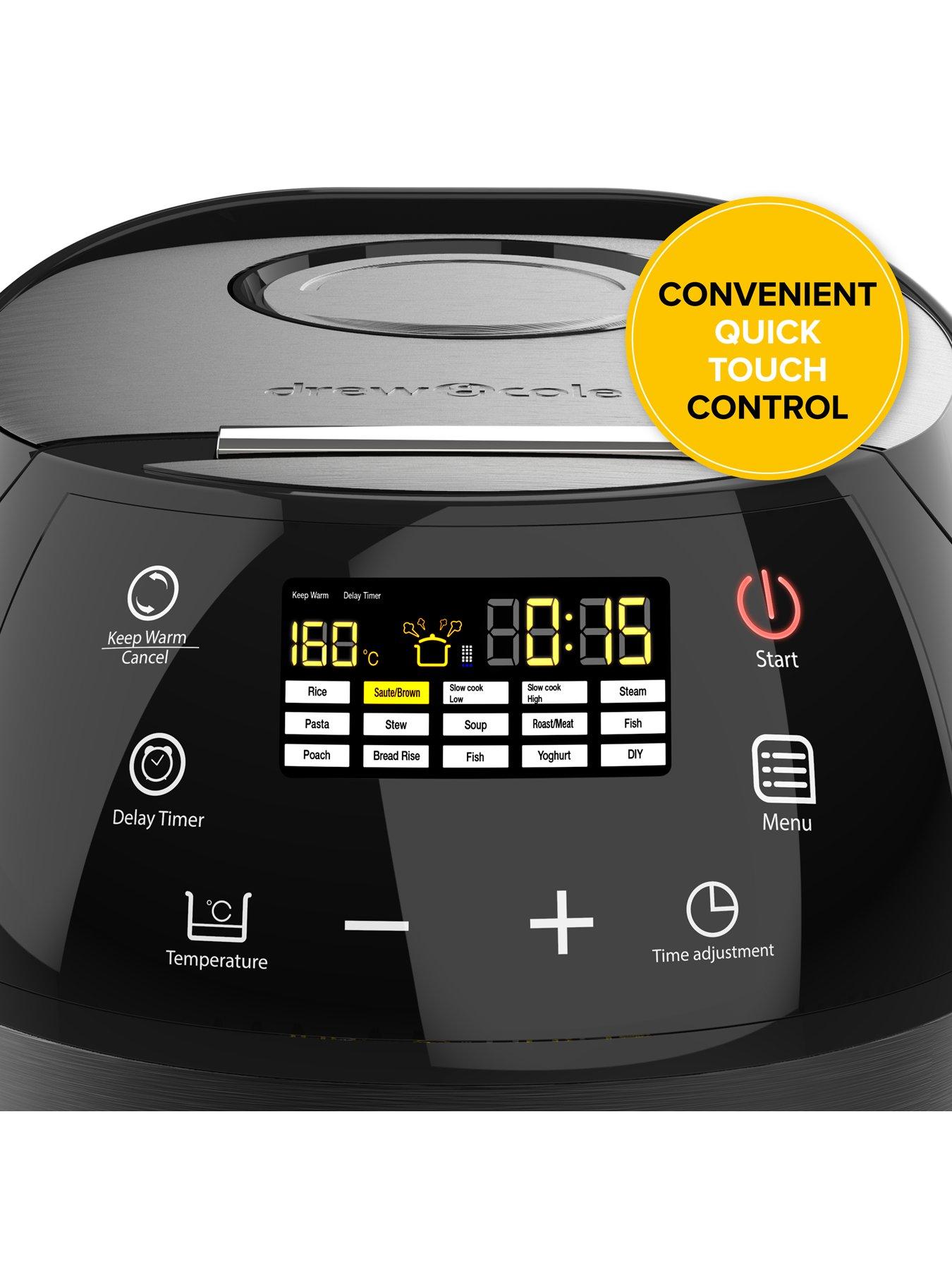 Image 3 of 7 of Drew & Cole CleverChef 14&nbsp;in 1&nbsp;5L Digital Multi Cooker - Charcoal