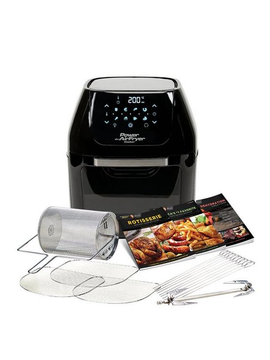 front image of power-air-fryer-cooker