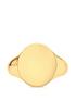  image of love-gold-9ct-gold-oval-signet-ring
