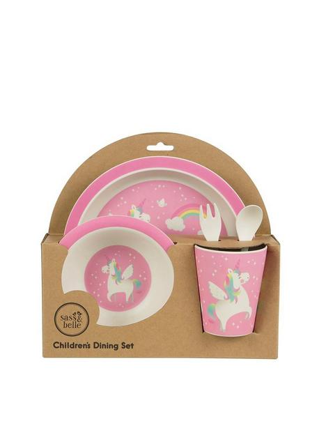 sass-belle-unicorn-childrens-dining-set