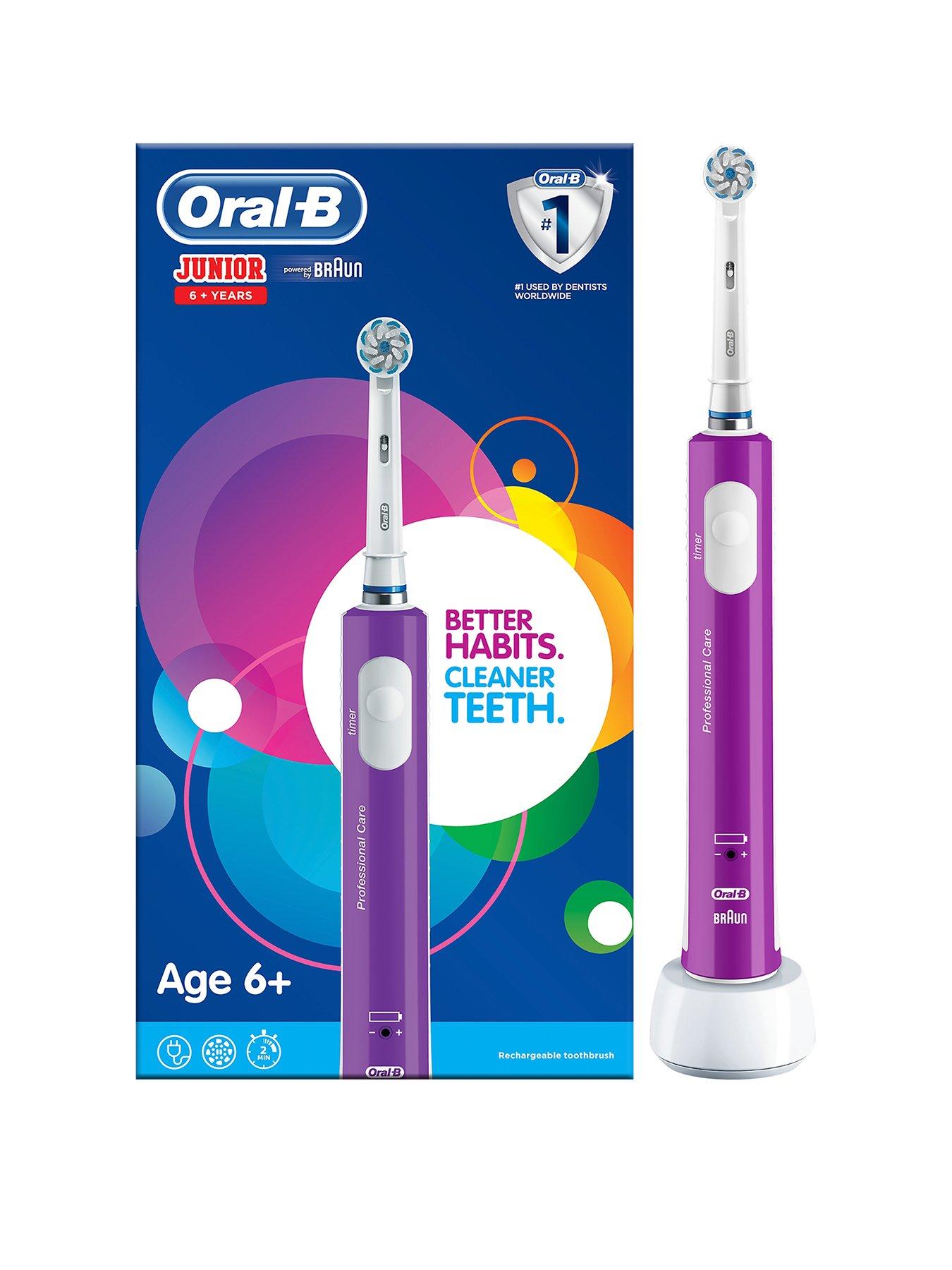 oral b junior kids electric toothbrush