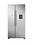  image of hisense-rs741n4wc11-90cmnbspwide-total-no-frost-american-style-fridge-freezer-with-non-plumbed-water-dispenser-stainless-steel