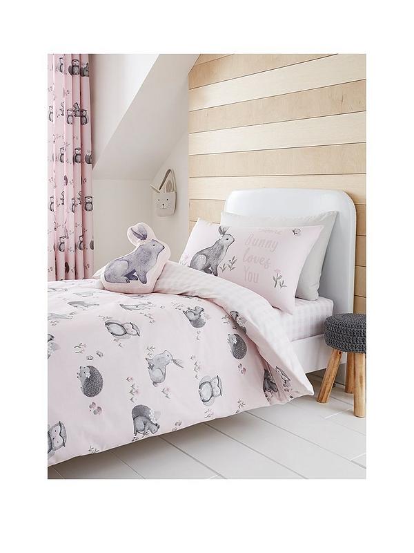 Catherine Lansfield Woodland Friends Easy Care Duvet Cover Set