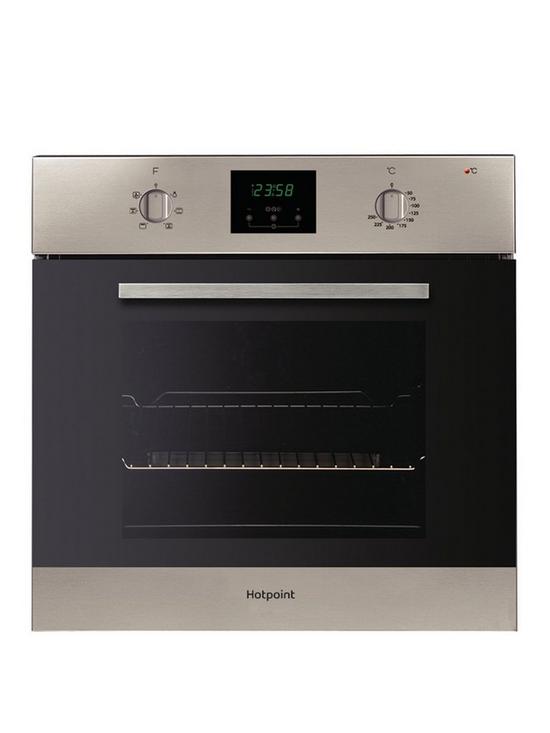 front image of hotpoint-aoy54cix-60cm-built-in-single-electric-ovennbsp--inox