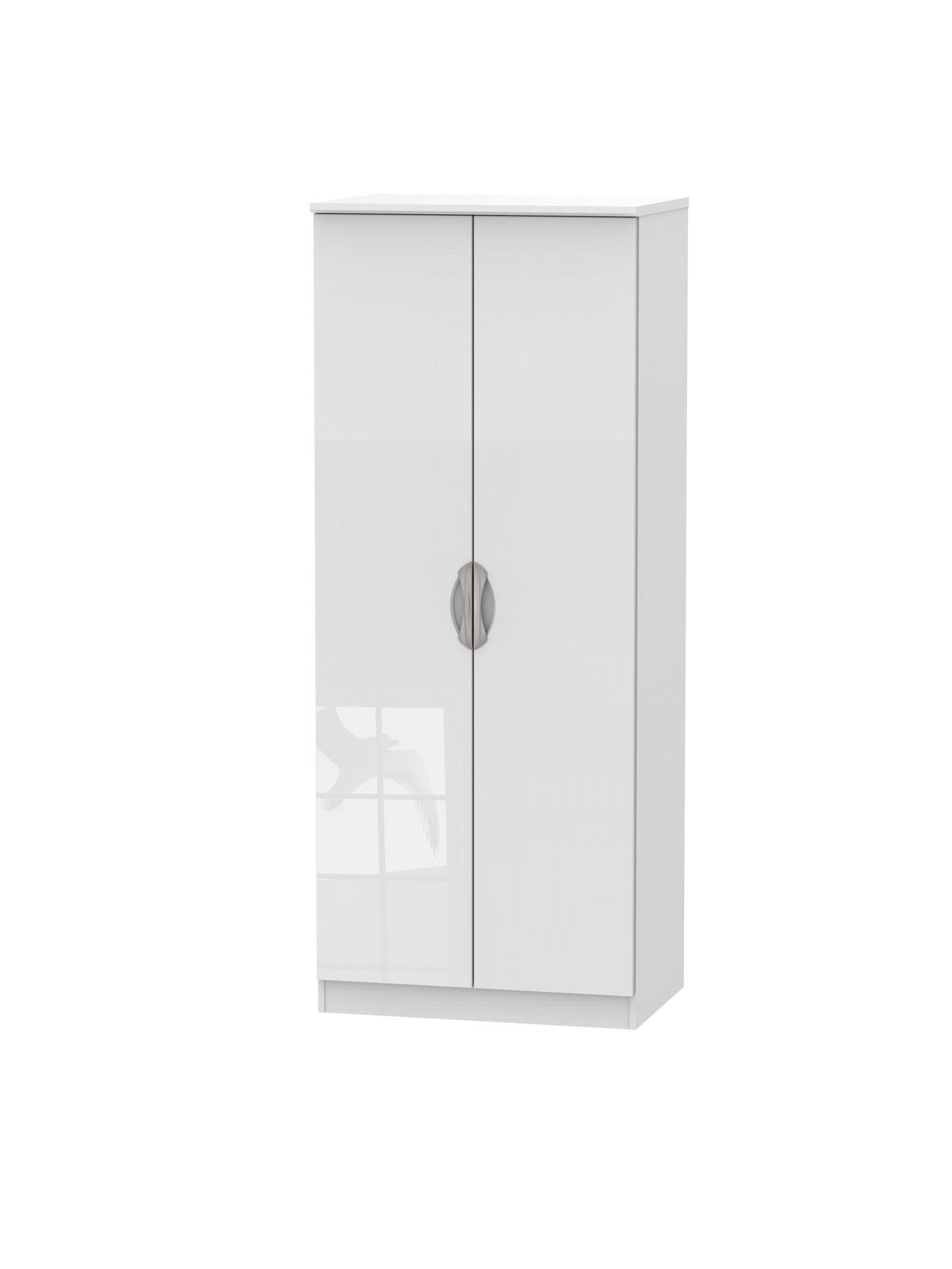 Cream Gloss Wardrobes Home Garden Www Littlewoods Com