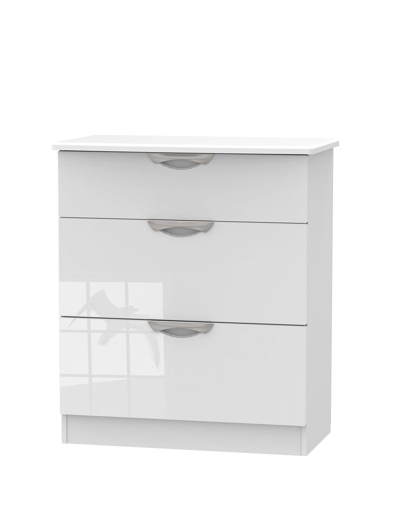 Swift Belgravia High Gloss 3 Drawer Deep Chest Littlewoods Com