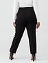  image of v-by-very-curve-valuenbsptie-waist-tapered-trouser-black