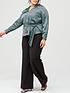  image of v-by-very-curve-valuenbspwide-leg-trouser-black