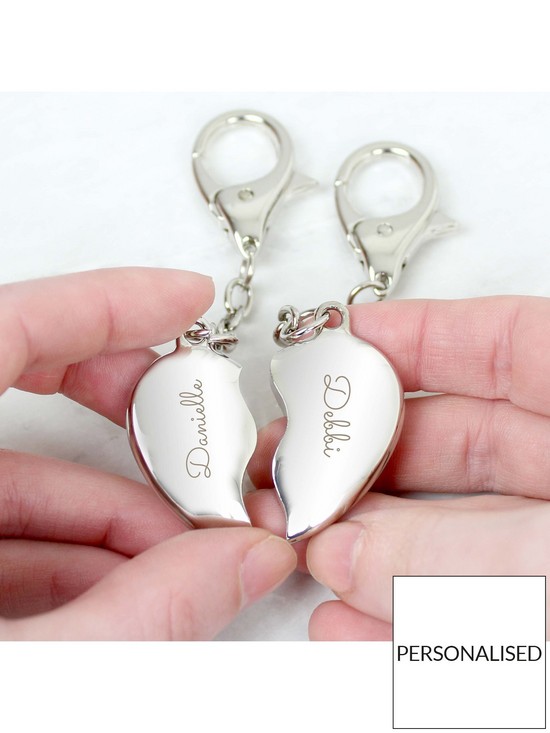 stillFront image of the-personalised-memento-company-personalised-two-hearts-keyring