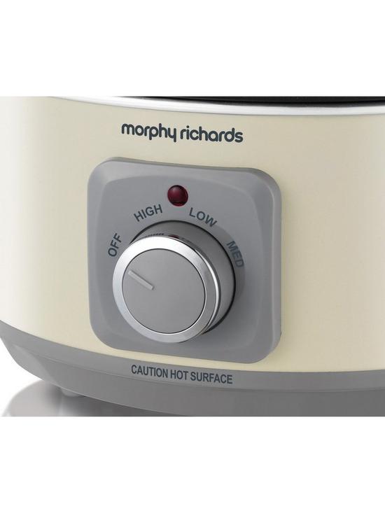 stillFront image of morphy-richards-evoke-35-litre-manual-slow-cooker-cream