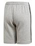  image of adidas-boys-3-stripe-knit-shorts-grey