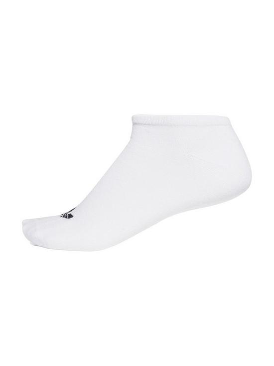 stillFront image of adidas-adidas-trefoil-linear-sock-3-pack-white