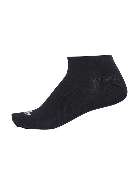 stillFront image of adidas-trefoil-linear-sock-3-pack-black