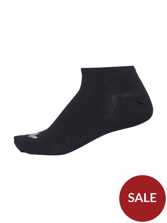 stillFront image of adidas-trefoil-linear-sock-3-pack-black