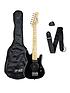 image of 3rd-avenue-14-size-electric-guitar-with-integral-amp-black-with-free-online-music-lessons