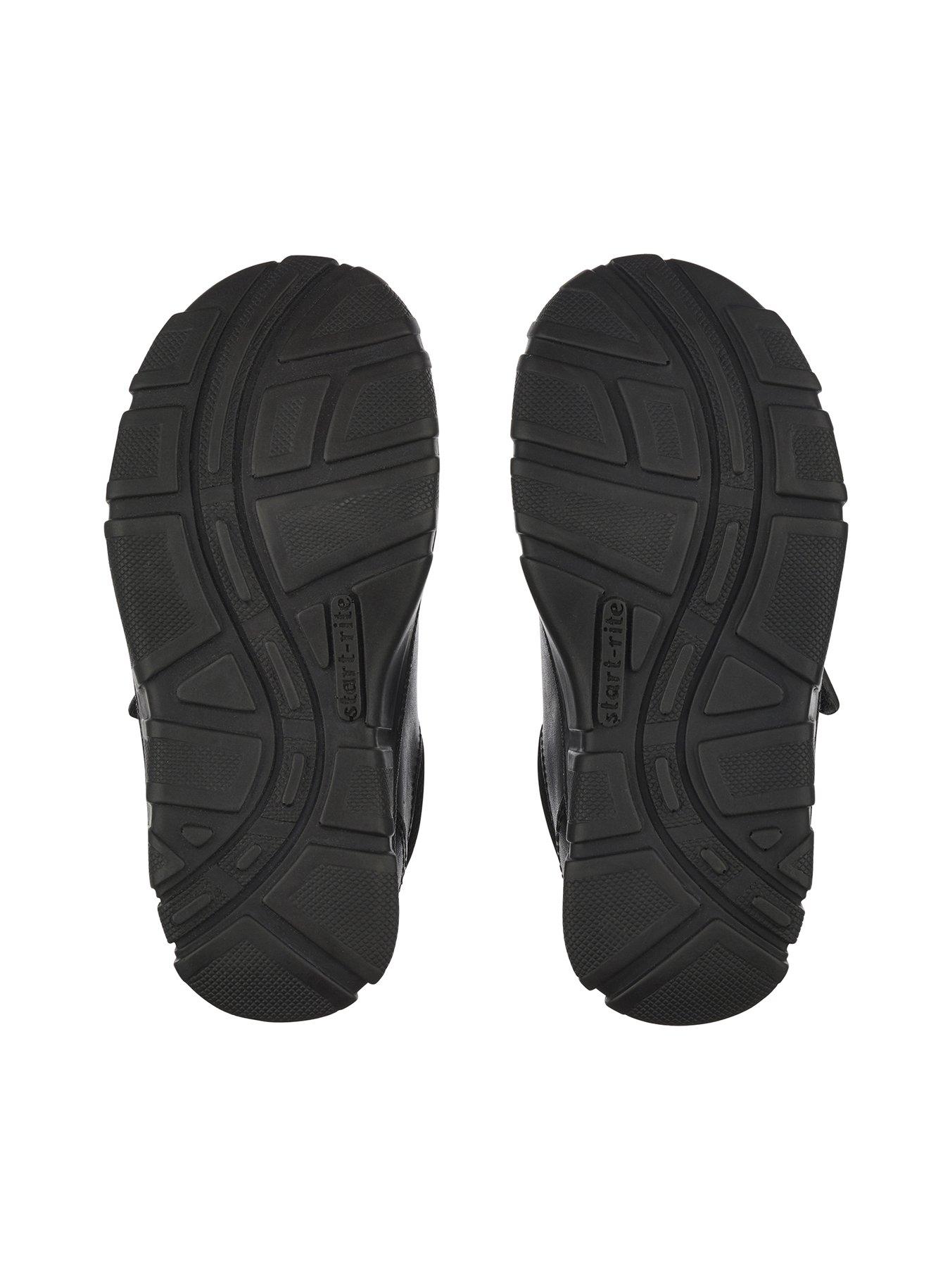 Start-rite Luke Leather Double Riptape Football Boys School Shoes - Main Image