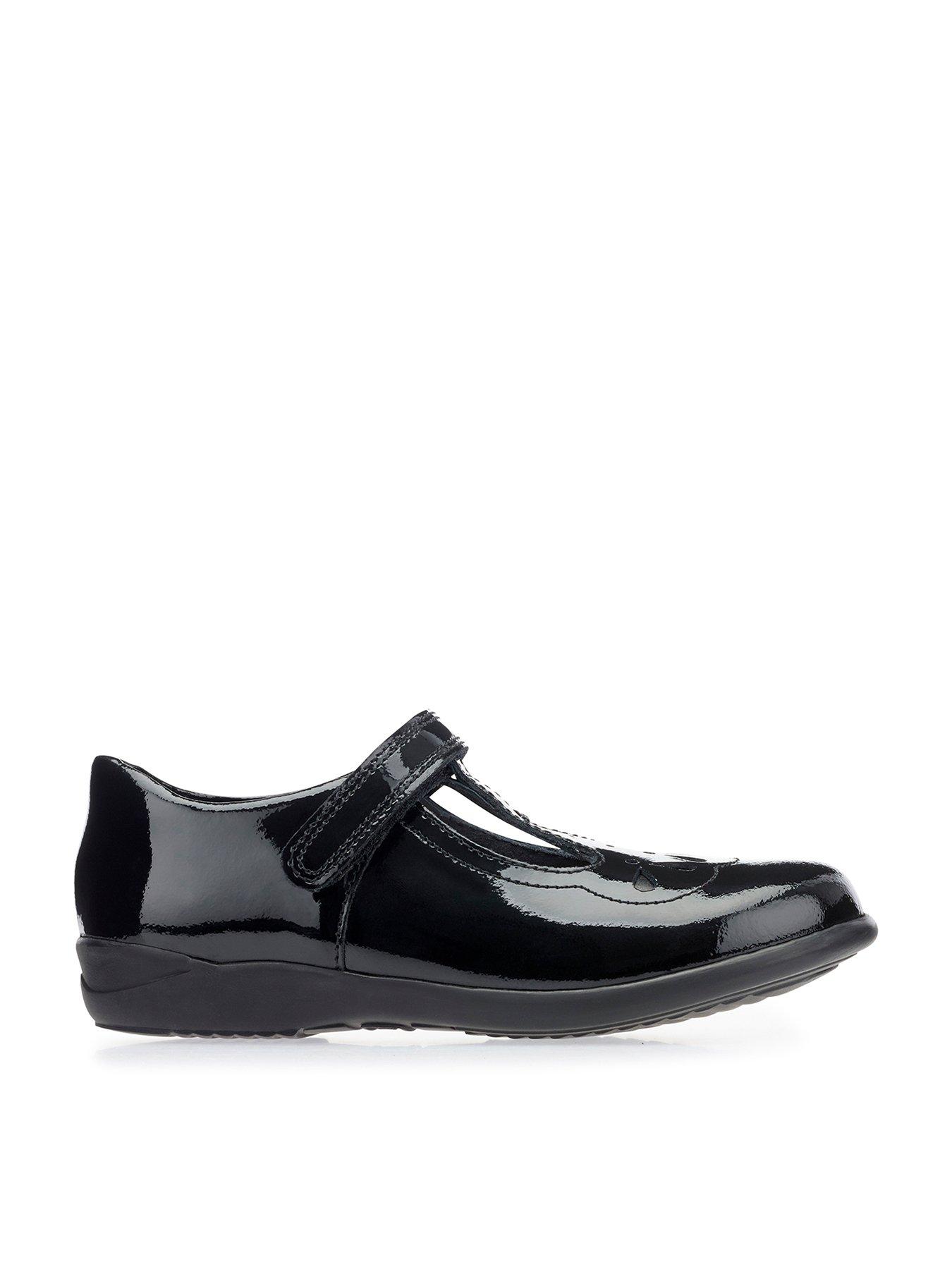 Image 2 of 4 of Start-rite Poppy Younger Patent Strap School Shoes - Black