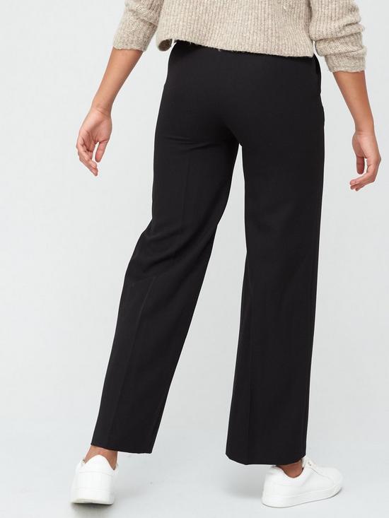 stillFront image of v-by-very-the-wide-leg-trouser-black