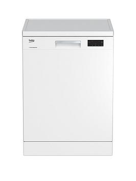 Beko Beko Dfn16420W 14-Place Freestanding Fullsize Dishwasher - White Picture