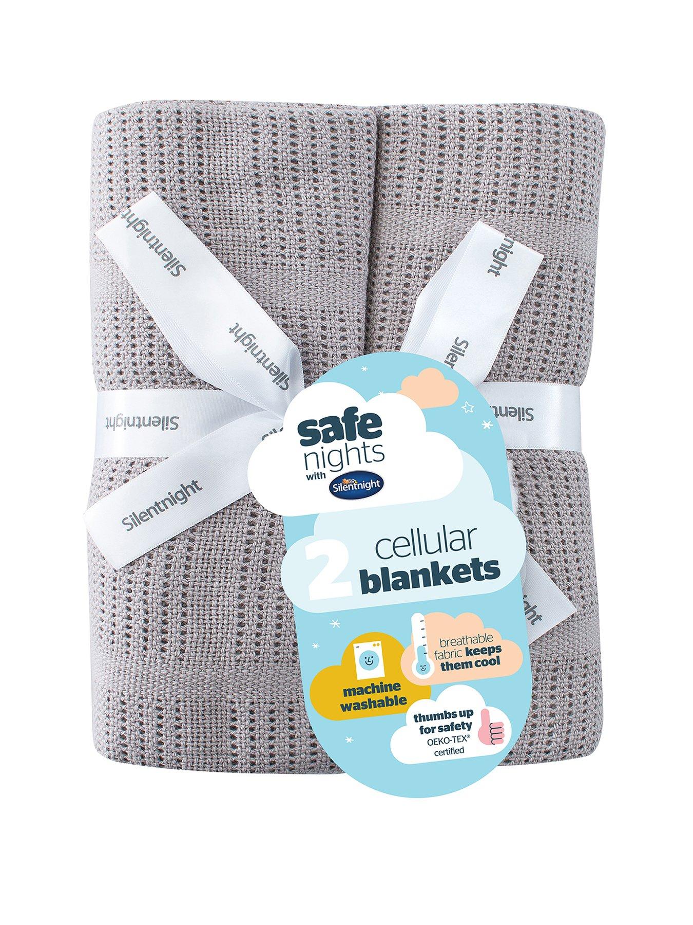silentnight-safe-nights-2-x-cellular-blankets-cot