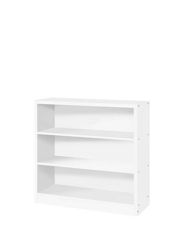 Home Essentials Metro Small Wide, Metro Tall Wide Extra Deep Bookcase White