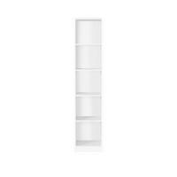 Metro Tall Half Width Bookcase, Metro Tall Wide Extra Deep Bookcase White
