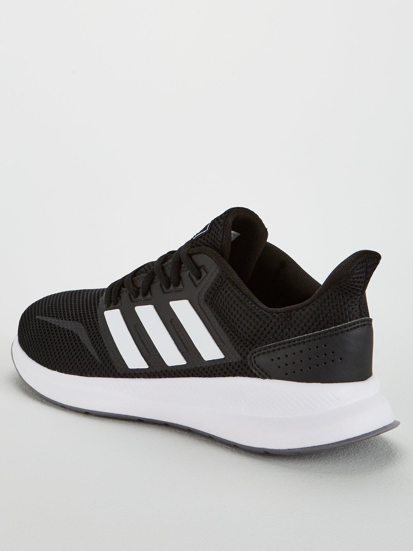 adidas runfalcon black white