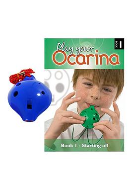 Poly-Oc    Ocarina Starter Pack With 4 Hole Ocarina And Lesson Book