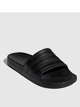 Adidas Adidas Adilette Aqua Slides - Black Picture
