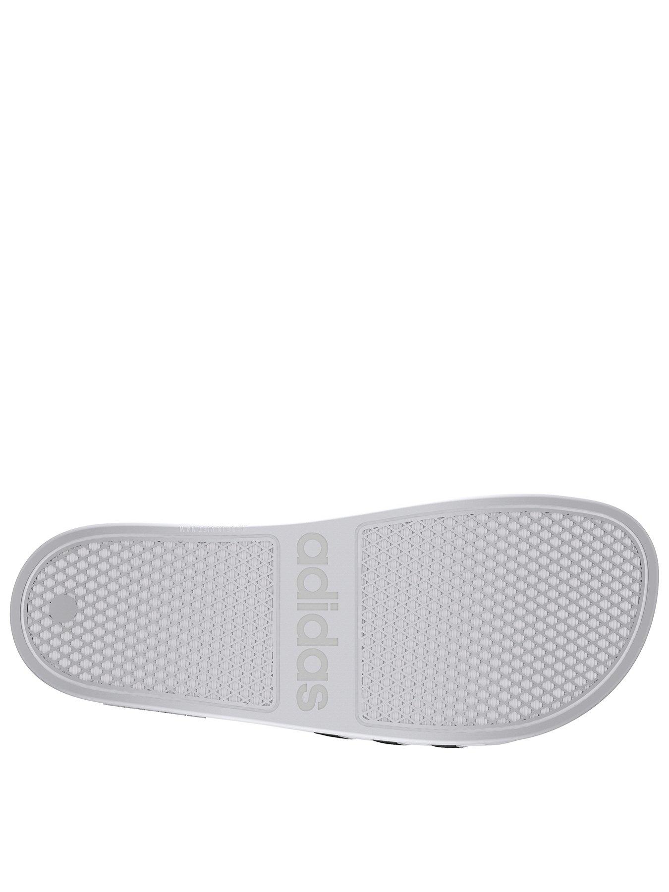  image of adidas-sportswear-adilette-aqua-sliders-whiteblack