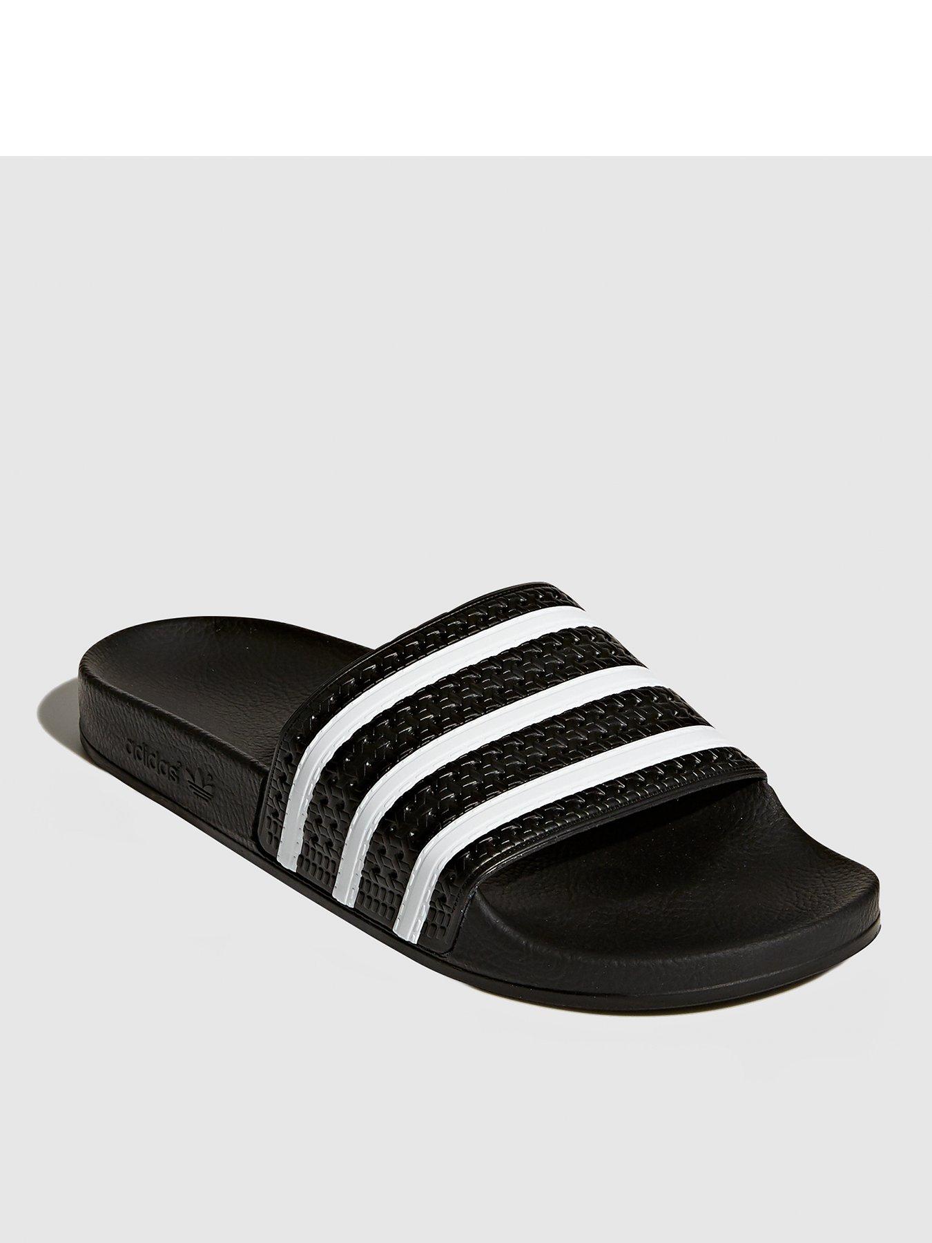 front image of adidas-originals-adilette-blackwhite