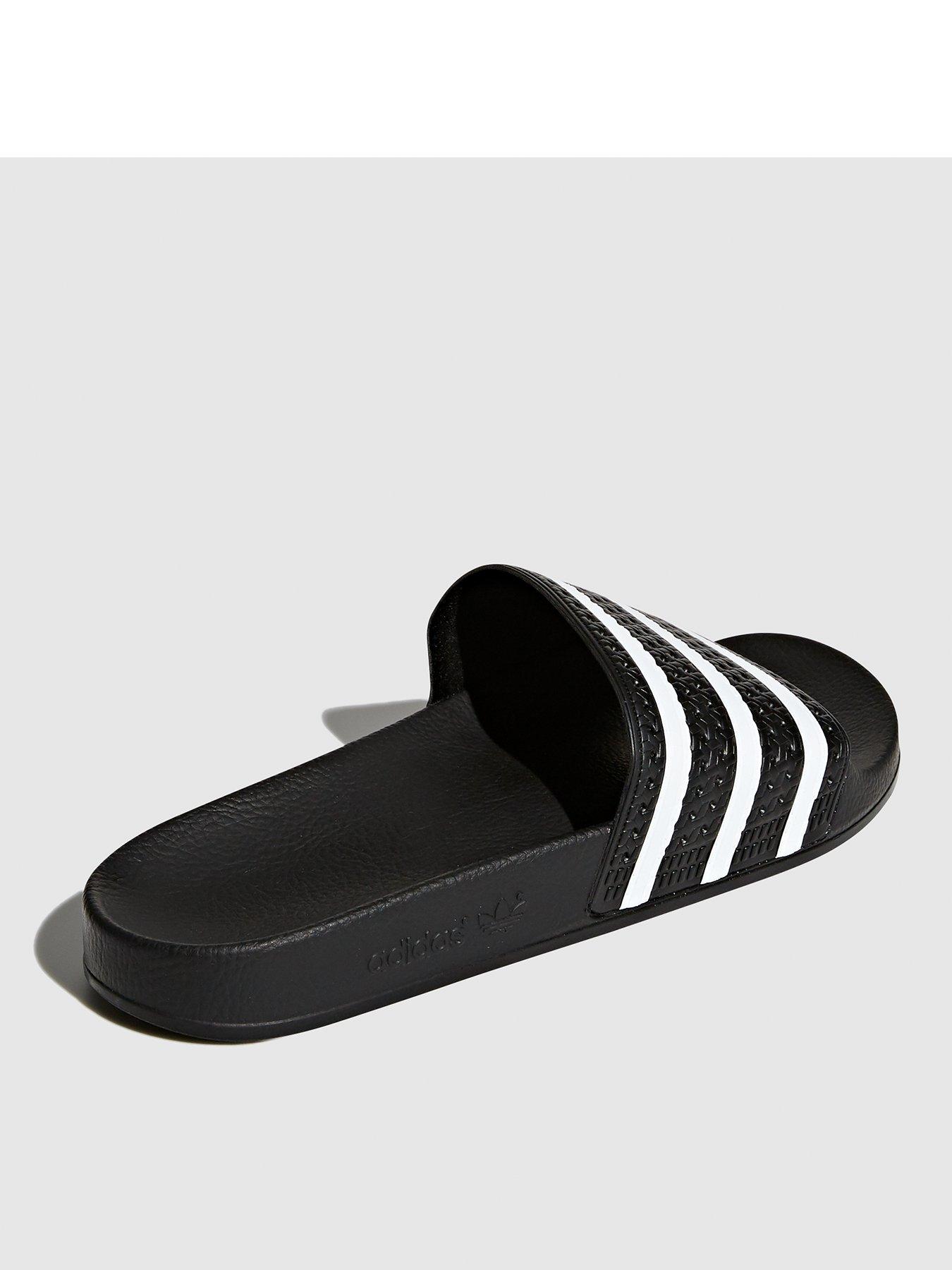 adilette slides black