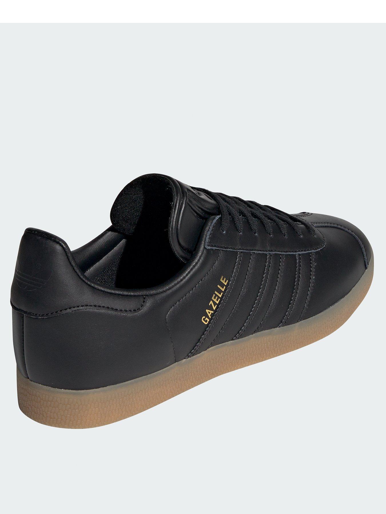 adidas gazelle black gum sole
